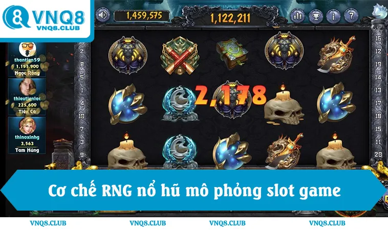 Cơ chế RNG nổ hũ mô phỏng hoạt động xác suất của slot