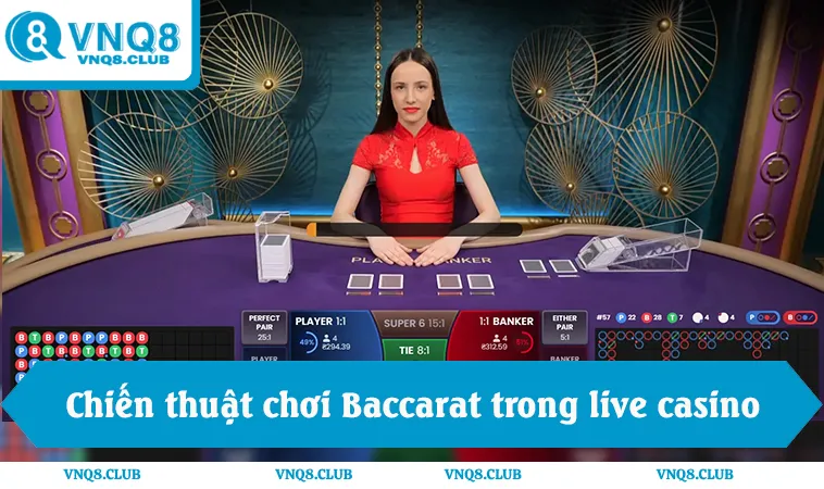 Người chơi phân tích chiến thuật chơi Baccarat trong live casino online