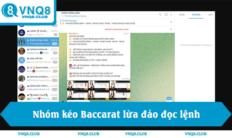 Nhóm kéo baccarat lừa đảo đọc lệnh Baccarat online